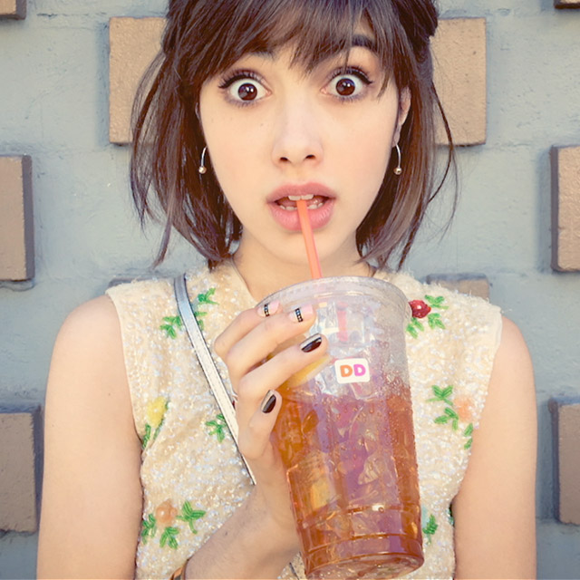 Girl Drinking Coffee
