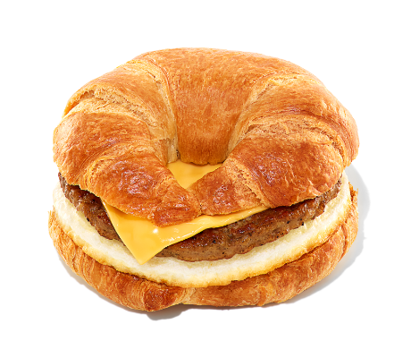 View sausage, egg, and cheese sandwich