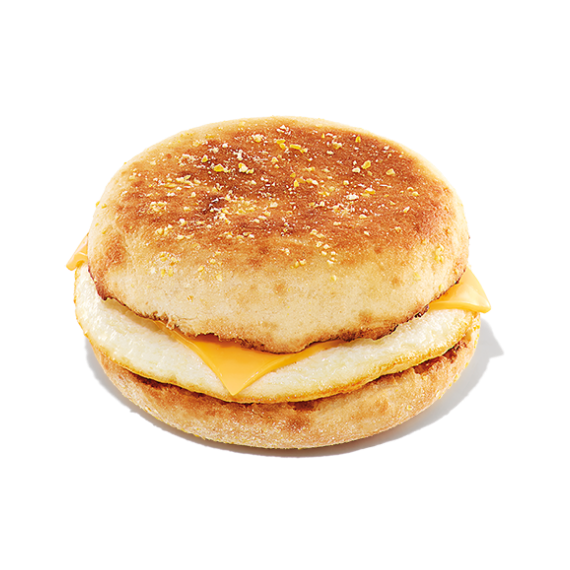 Egg & Cheese sandwich at Dunkin' with an english muffin, 340 calories, 15 grams of fat, and 14 grams of protien