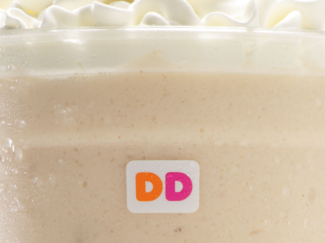 A Frozen Vanilla Chai with whipped cream.