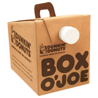 A Dunkin’ Donuts Box O’ Joe.