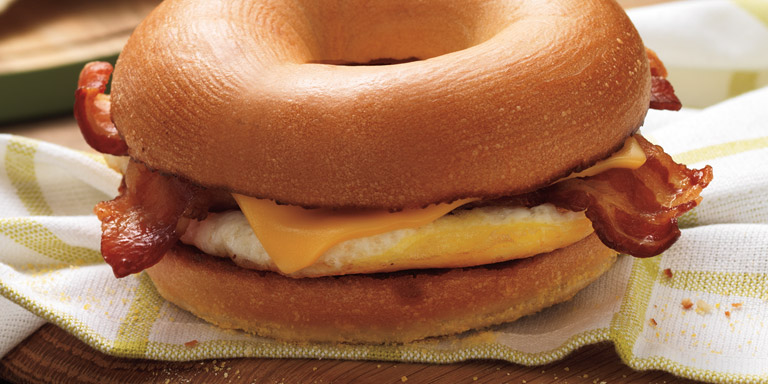Dunkin Donuts Bacon Egg And Cheese Bagel Calories
