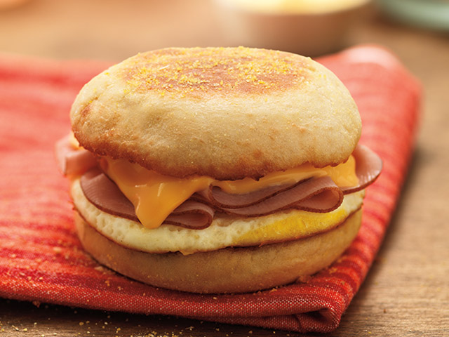 DDSMART® Ham Egg & Cheese on an English Muffin | Dunkin'®