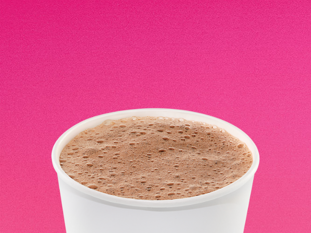 A hot chocolate
