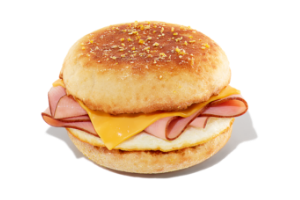 Ham Egg Cheese Dunkin